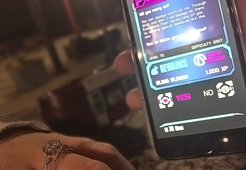 Illustration for article titled Man Turns Wedding Proposal Into Actual RPG Quest